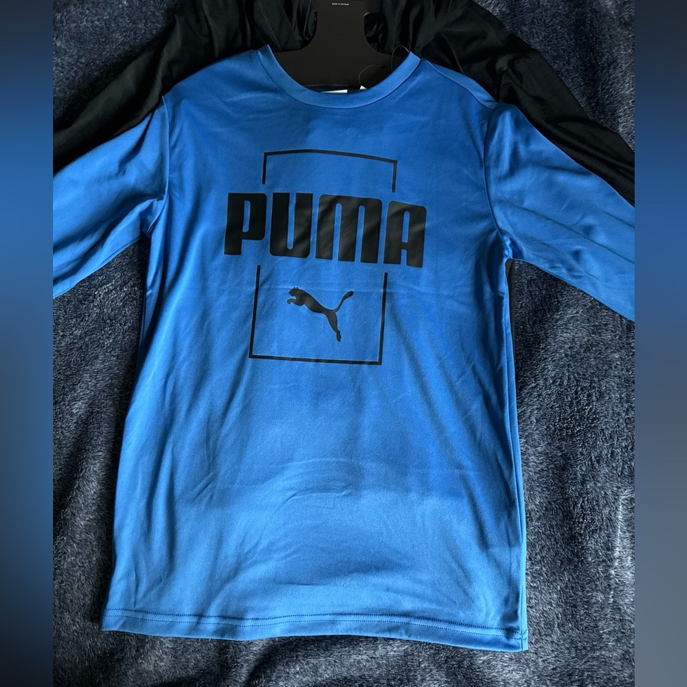 NWT - 2 pack Puma Long Sleeve Tee size 10/12